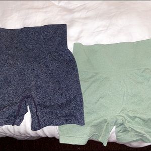 Light green and charcoal Gray NVGTN short dupe